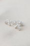 Heliophilia Silver Pendientes de plata de ley 925 con refuerzo de rodio